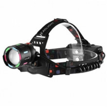 Фонарь аккумуляторный налобный с флуоресцентной окраской Arexes AR-8087-PM10-TG фонарик (341178)