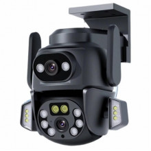 Камера наружная поворотная уличная двойная WIFI DOUL CAM Q-821 FULL-HD 4Mp Ночная сьемка Yoosee (345178)