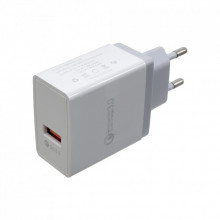 Зарядное устройство Patron USB QC3.0 2.4A white (PN-QC3-220V-W) (323278)