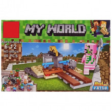 Конструктор детский "Minecraft" 66024K-5, 41 деталь