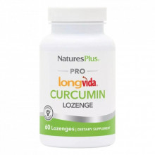 Витаминно-минеральный комплекс Natures Plus Куркумин, 500 мг, Pro Longvida Curcumin, 60 леденцов (NTP49611) (309378)