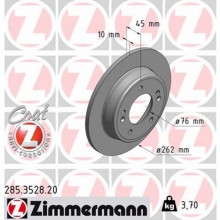 Тормозной диск ZIMMERMANN 285.3528.20 (299678)