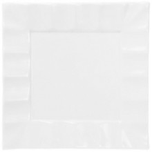 Набір 2 порцелянові тарілки "White City Хвиля" 28х28см (білий фарфор) (195978)