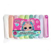 Набор для лепки с воздушным пластилином L.O.L. Surprise! LOL70194, 9 цветов пастель