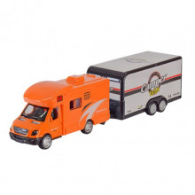 Автодом с прицепом АВТОПРОМ AP7454 масштаб 1:50 (Orange)