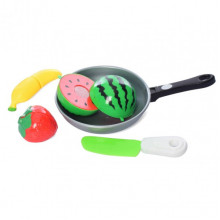 Игровой набор Продукты на липучке 4013D-1 арбуз, банан, клубника