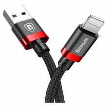 Дата кабель USB 2.0 AM to Lightning 2.0m 1.5A red-black Baseus (CALKLF-C19) (261098)