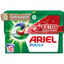 Капсулы для стирки Ariel Pods All-in-1 + Сила экстраочищения 10 шт. (8001090803412) (209298)