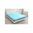 Наматрасник MirSon Eco Light №1713 EcoSilk Air-line на резинке по углам Blue 80x200 см (2200002888424) (326398)