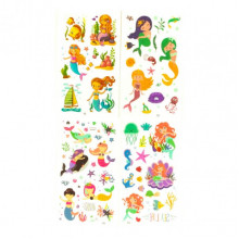 Набор детских временных тату «Русалки» tattoo-kids-mini-set-mermaids