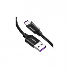 Дата кабель USB 3.0 AM to USB-C 2.0m 3.0A 18W US184 Black Ugreen (20884) (321798)
