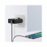 Дата кабель USB 2.0 AM to USB-C 0.5m 3A 90° corner US176 black Ugreen (20855) (324798)