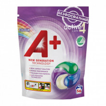 Капсулы для стирки A+ Color 4 в 1 56 шт. (8435495818328/8435495828785) (320109)