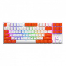 Клавиатура Hator Rockfall 2 Mecha Signature Edition USB White/White/Orange (HTK-521-WWO) (197209)