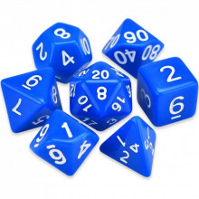 Набор кубиков для настольных игр Games 7 Days Opaque 7 Dice Set - Blue (g7dopaq05) (269309)