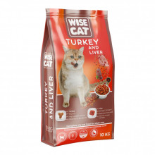 Сухой корм для кошек Wise Cat Turkey and liver 400 г (4820111141647) (252409)