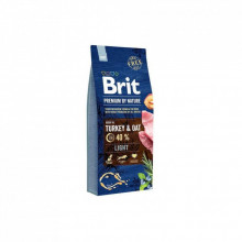 Сухой корм для собак Brit Premium Dog Light 15 кг (8595602526604) (199509)