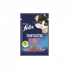 Влажный корм для кошек Purina Felix Fantastic с ягненком в желе 85 г (7613039838969) (199609)