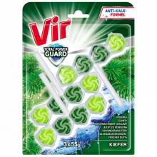 Туалетный блок Vir Total Power Guard Хвоя 3x55 г (3801003002186) (320609)