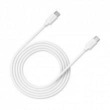 Дата кабель USB-C to USB-C 2.0m 100W 20V/ 5A white Canyon (CNS-USBC12W) (321609)