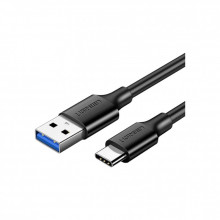 Дата кабель USB 3.0 AM to USB-C 0.5m 3A US184 black Ugreen (20881) (324809)