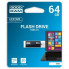 USB флеш накопитель Goodram 64GB UCU2 Cube Black USB 2.0 (UCU2-0640K0R11) (183219)