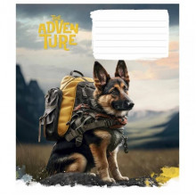 Тетрадь ученическая "Best adventure" 012-3285K-2 в клетку, 12 листов