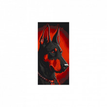 Картина по номерам ArtCraft Доберман 40х80 см (11522-AC) (270219) Картина по номерам ArtCraft Доберман 40х80 см (11522-AC) (270219)