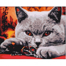 Картина по номерам "Домашний хищник" BS32800, 40x50 см