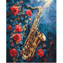 Картина по номерам "Цветочный джаз" BS54043, 40x50 см
