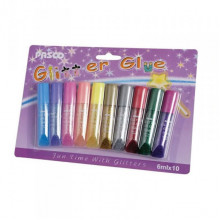 Глиттерный клей с блестками "Glitter" F-012, 10 цветов