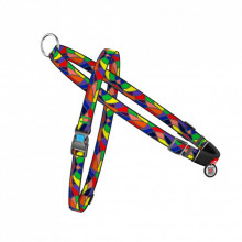 Шлей для собак WAUDOG Nylon с QR-паспортом "Витраж" M (5439) (309229)