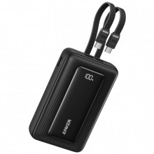 Батарея универсальная Anker 20000mAh 45W Built-In Dual USB-C Cables Black (A1681H12) (346329)
