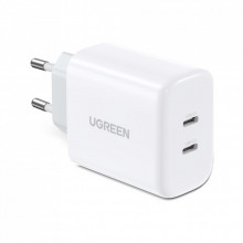 Зарядное устройство Ugreen 2xUSB 40W PD (2xType-C) PD CD243 White (10343) (198429)
