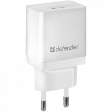Зарядное устройство Defender EPA-10 white, 1xUSB, 5V / 2.1A (83549) (210429)