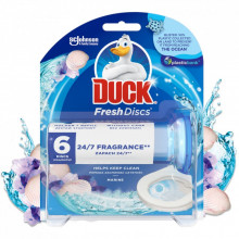 Туалетный блок Duck Диски чистоты Морская свежесть 6 шт. (5000204965926) (212429)