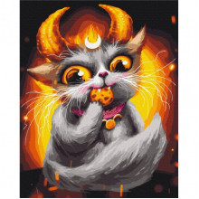 Картина по номерам "Котик Телец" ©Марианна Пащук BS54080, 40x50 см