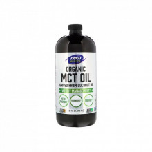 Травы Now Foods Органическое Масло МСТ, Organic MCT Oil, 946 мл (NOW-02236) (307429)