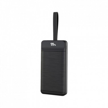 Батарея универсальная XO 30000mAh, PD/18W, QC3.0/22.5W, flashlight, Input(Micro,Type-C,Lightning), Output(3*USB,Type-C) (XO-PR156 / 29212) (172629)