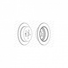Тормозной диск FERODO DDF1486C (298629)