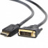 Кабель мультимедийный DisplayPort M to DVI M 1.0m 24+1pin Cablexpert (CC-DPM-DVIM-1M) (193729)