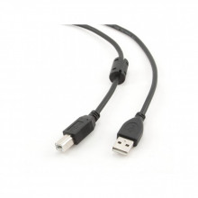 Кабель для принтера USB 2.0 AM/BM 1.5m ferrite Cablexpert (CCFB-USB2-AMBM-1.5M) (237729)