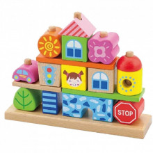 Развивающая игрушка Viga Toys Кубики Город (50043) (265729)