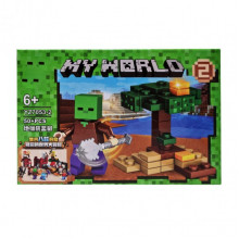 Детский конструктор "Майнкрафт" YZ7053-2 пластик, 50 деталей