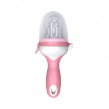 Ниблер для прикорма малышей MGZ-0006(Pink) с ручкой