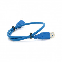 Дата кабель USB 3.0 AM/AF 0.5m blue Voltronic (YT-3.0AM\AF-0.5BL) (352039)
