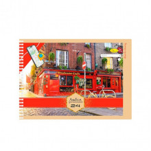 Альбом для рисования А4 "Students Cafe" АП-0306-3, 24 листа