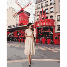 Картина по номерам."Moulin Rouge" KHO4657, 40х50 см