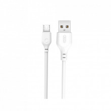 Дата кабель USB 2.0 AM to Micro 5P 2.0m 2.1A white XO (NB103-M2-WH) (323539)