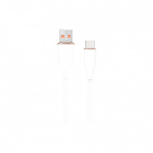 Дата кабель USB 2.0 AM to USB-C 1.5m 2.1A Cablexpert (CC-USB2S-AMCM-1.5M-W) (342739)
